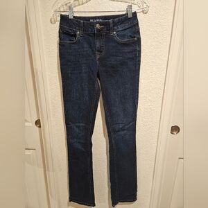 Maurices Dark Indigo Straight Leg Jeans Size 0 Long